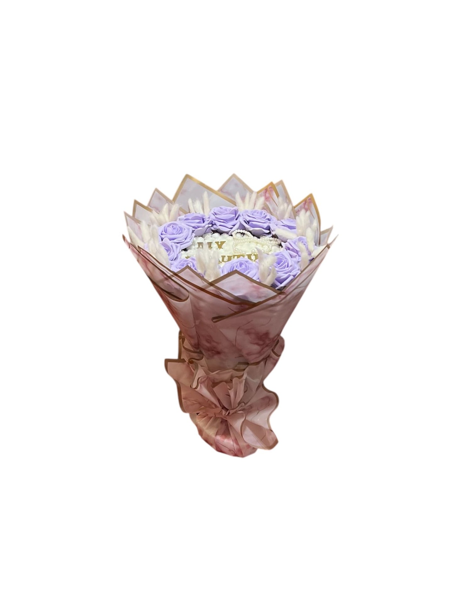 Lavender Love Bloom Bouquet – Luxury Decorative Rose Arrangement