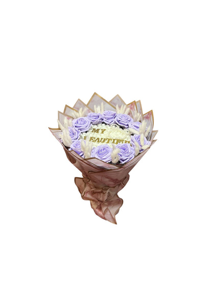 Lavender Love Bloom Bouquet – Luxury Decorative Rose Arrangement